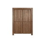DKD Home Decor Armario de Teca Reciclada 4 Puertas Natural