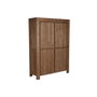 DKD Home Decor Armario de Teca Reciclada 4 Puertas Natural