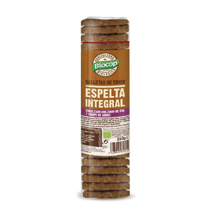 BIOCOP Galletas de Espelta Integral BIO 260g BIOCOP Galletas de Espelta Integral BIO 260g