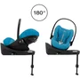 Silla de coche para bebé Cloud G CYBEX i-Size - Reclinable - Tejido transpirable - Homologación avión - Azul Océano
