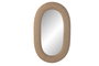 DKD Home Decor Espejo de Ratán y Cristal Natural 60x100 cm