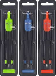 Compas Faber-Castell Escolar Colores Surtidos (3 Col.)