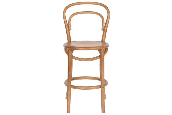 DKD Home Decor Taburete Horeca Vintage Fuyang 2 Cottage Olmo Ratan Marron 41 x 95 x 41 cm