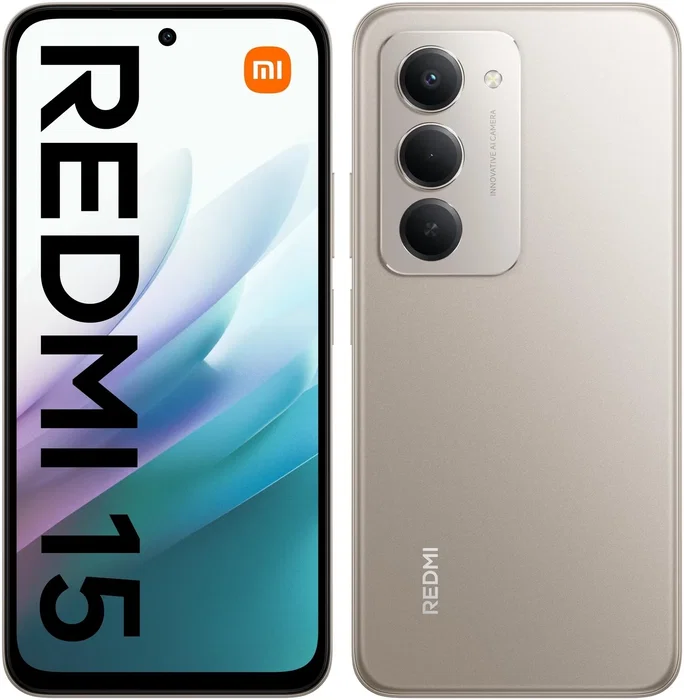 Xiaomi Redmi 15 6/128GB Titanium Smartphone 6.9" 50MP Cámara Android 6GB RAM 7000mAh Gris Xiaomi Redmi 15 6/128GB Titanium Smartphone 6.9" 50MP Cámara Android 6GB RAM 7000mAh Gris