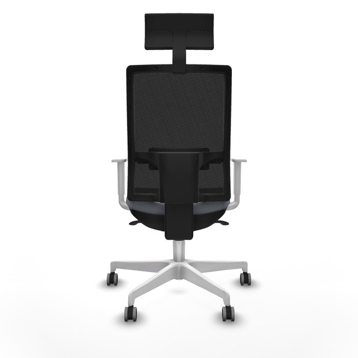 PIQUERAS Y CRESPO Silla de oficina Horna con mecanismo Sincro, Gris y Negro