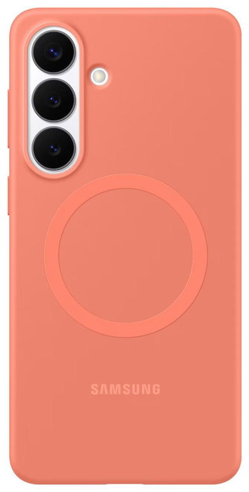 Samsung Silicone Magnet Case para Galaxy S26+ Coral