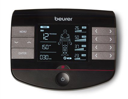 Beurer EM-89 Electroestimulador Digital con 8 Electrodos y Función de Calor Beurer EM-89 Electroestimulador Digital con 8 Electrodos y Función de Calor