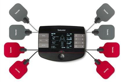 Beurer EM-89 Electroestimulador Digital con 8 Electrodos y Función de Calor Beurer EM-89 Electroestimulador Digital con 8 Electrodos y Función de Calor