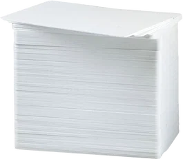 Zebra Tarjeta plástico Premier PVC Blanca CR-80 85.6 x 54 mm 500 uds