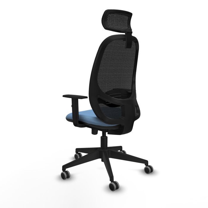 PIQUERAS Y CRESPO Silla de oficina Cilanco Azul cielo y Negro PIQUERAS Y CRESPO Silla de oficina Cilanco Azul cielo y Negro