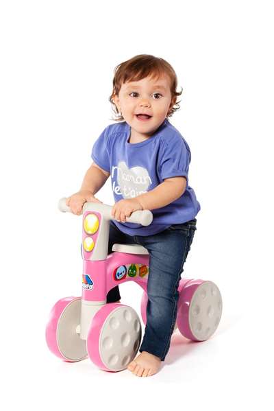 Molto Mi primer correpasillos rosa ruedas de goma 48x37x18 cm