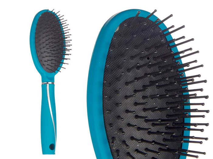 Berilo Cepillo Cabello Menta Siliconado Plástico Silicona 7 x 25.5 x 3.5 cm (Set de 24)