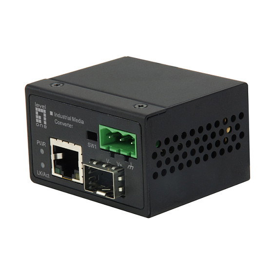 Level One IEC-4000 Convertidor de Medios RJ45 a SFP Fast Ethernet Level One IEC-4000 Convertidor de Medios RJ45 a SFP Fast Ethernet