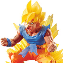 Megahouse Figura de acción Dragon Ball Z Super Saiyan Son Goku 10cm - Colección DRACAP MEMORIAL (PVC)