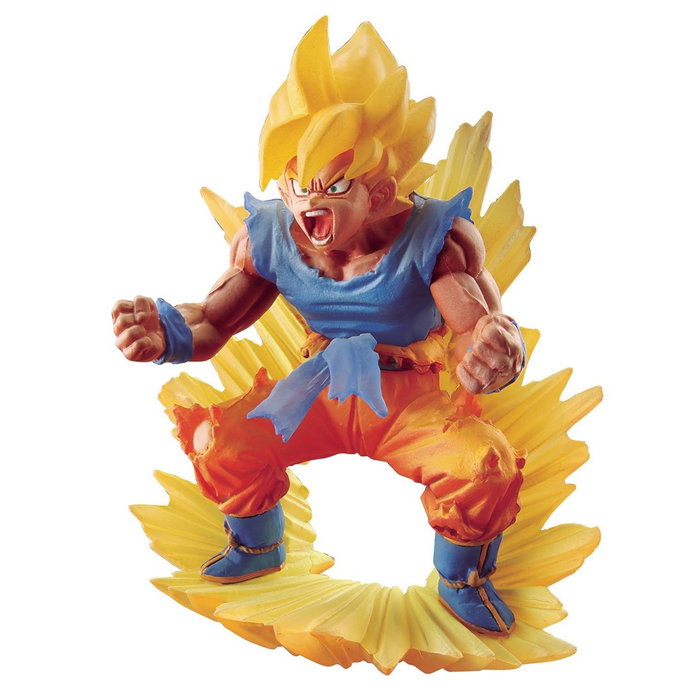 Megahouse Figura de acción Dragon Ball Z Super Saiyan Son Goku 10cm - Colección DRACAP MEMORIAL (PVC)
