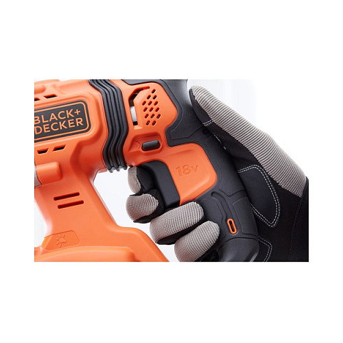 Black & Decker Taladro Percutor SDS Plus 18V 2x2.5Ah BCD900E2K - Capacidad 25mm, 1880 RPM, Incluye 2 Baterías y Maletín