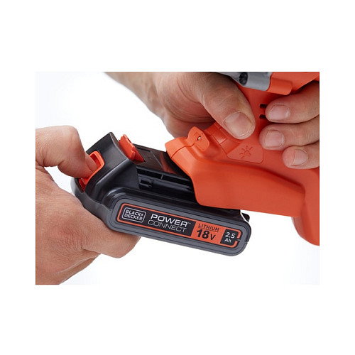 Black & Decker Taladro Percutor SDS Plus 18V 2x2.5Ah BCD900E2K - Capacidad 25mm, 1880 RPM, Incluye 2 Baterías y Maletín