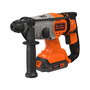Black & Decker Taladro Percutor SDS Plus 18V 2x2.5Ah BCD900E2K - Capacidad 25mm, 1880 RPM, Incluye 2 Baterías y Maletín