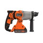 Black & Decker Taladro Percutor SDS Plus 18V 2x2.5Ah BCD900E2K - Capacidad 25mm, 1880 RPM, Incluye 2 Baterías y Maletín