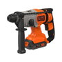 Black & Decker BCD900E2K Martillo perforador inalámbrico SDS-Plus 18V con 2 baterías de 2,5 Ah