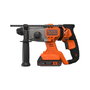 Black & Decker Taladro Percutor SDS Plus 18V 2x2.5Ah BCD900E2K - Capacidad 25mm, 1880 RPM, Incluye 2 Baterías y Maletín