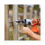 Black & Decker Taladro Percutor SDS Plus 18V 2x2.5Ah BCD900E2K - Capacidad 25mm, 1880 RPM, Incluye 2 Baterías y Maletín