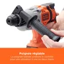 Black & Decker BCD900E2K Martillo perforador inalámbrico SDS-Plus 18V con 2 baterías de 2,5 Ah