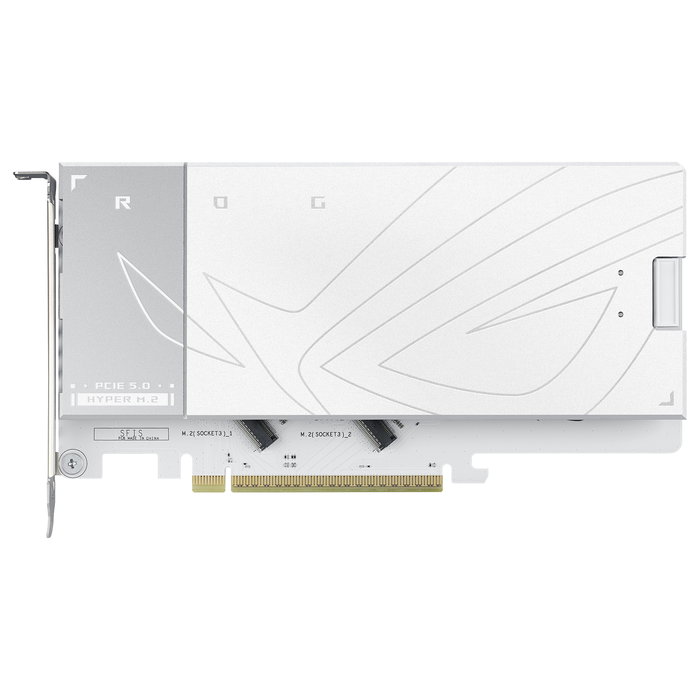 ASUS ROG CROSSHAIR X870E GLACIAL Placa Base ATX para AMD AM5 DDR5 Wi-Fi 7 Bluetooth 5.4 USB4 10GbE Blanco