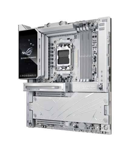 ASUS ROG CROSSHAIR X870E GLACIAL Blanco