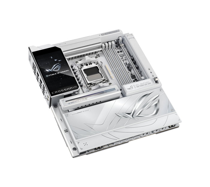 ASUS ROG CROSSHAIR X870E GLACIAL Blanco