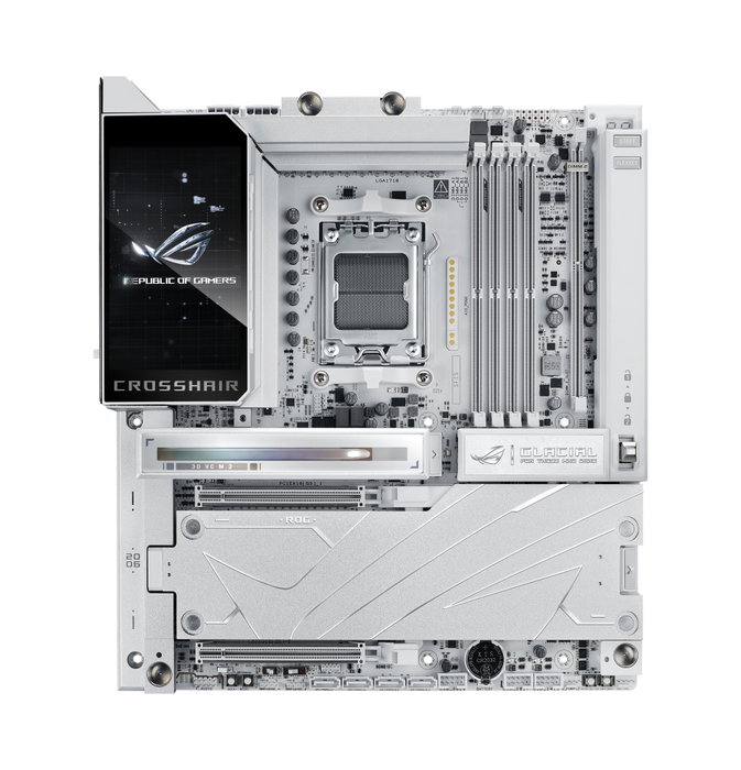 ASUS ROG CROSSHAIR X870E GLACIAL Blanco
