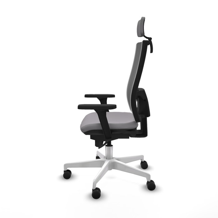 PIQUERAS Y CRESPO Silla de oficina Horna Gris con Mecanismo Sincro