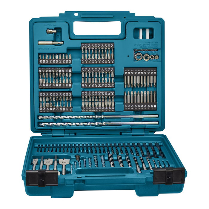 Makita E-11689 Juego de Brocas y Bits de 256 Piezas