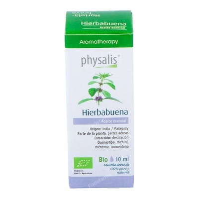 PHYSALIS Esencia Menta De Campo Hierbabuena 10Ml Bio para descongestionar y facilitar la respiración PHYSALIS Esencia Menta De Campo Hierbabuena 10Ml Bio para descongestionar y facilitar la respiración