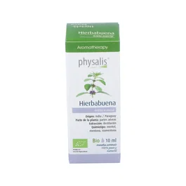 PHYSALIS Esencia Menta De Campo Hierbabuena 10Ml Bio para descongestionar y facilitar la respiración