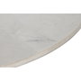 DKD Home Decor Mesa de Comedor de Acacia y Mármol 115x115x76 cm Blanco y Natural