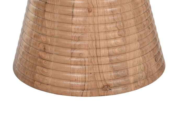 DKD Home Decor Mesa Comedor Moderno Blanco Natural 115 x 76 x 115 cm