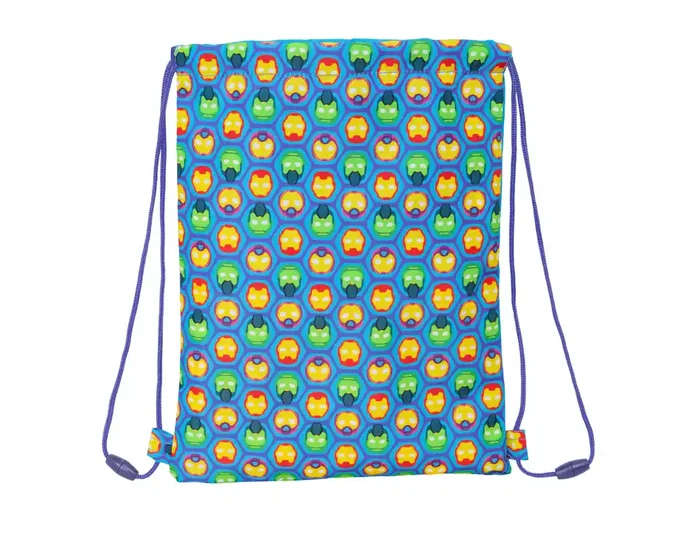 Bolsa Mochila con Cuerdas Iron Man Multicolor 26 x 34 x 1 cm