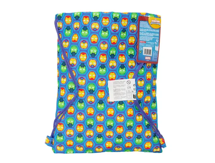 Bolsa Mochila con Cuerdas Iron Man Multicolor 26 x 34 x 1 cm