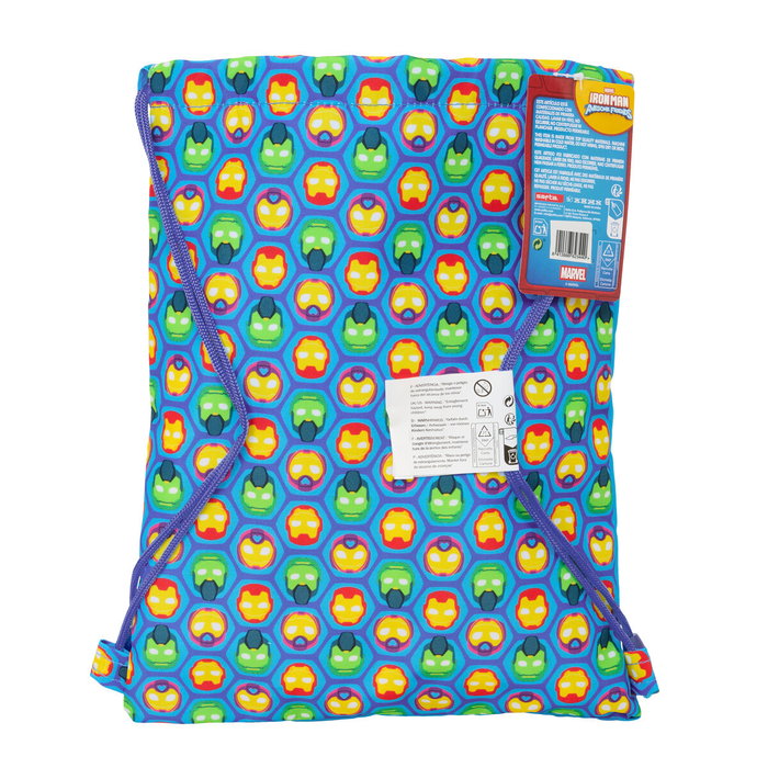 Bolsa Mochila con Cuerdas Iron Man Multicolor 26 x 34 x 1 cm