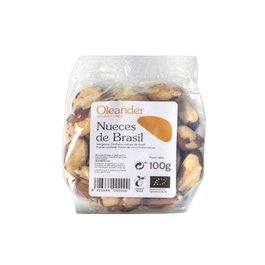 OLEANDER Nueces del Brasil Ecológicas sin Sal 100 g - Producto Vegano