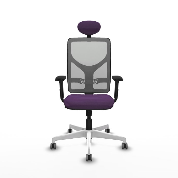 PIQUERAS Y CRESPO Silla de oficina Motilla con mecanismo Sincro, Morado y Gris PIQUERAS Y CRESPO Silla de oficina Motilla con mecanismo Sincro, Morado y Gris