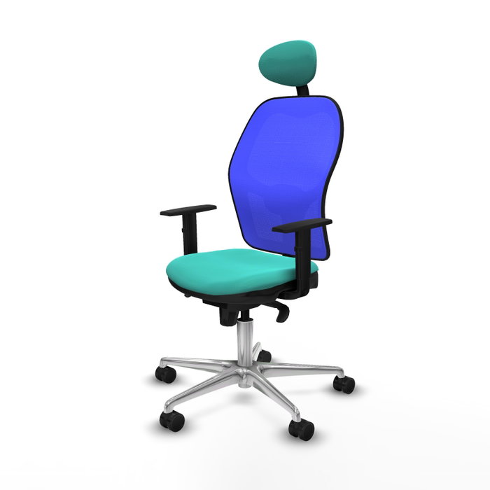 PIQUERAS Y CRESPO Silla de oficina Jorquera, Sincro, Turquesa y Azul PIQUERAS Y CRESPO Silla de oficina Jorquera, Sincro, Turquesa y Azul