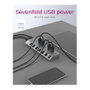 ICY BOX IB-HUB1701-C3 Hub USB 3.2 de 7 puertos con interruptor individual