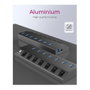ICY BOX IB-HUB1701-C3 Hub USB 3.2 de 7 puertos con interruptor individual