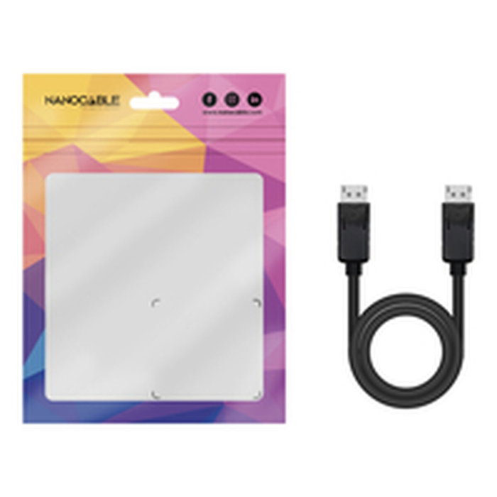 Nanocable Cable DisplayPort 1.2 CCS DP/M-DP/M 1m Negro Nanocable Cable DisplayPort 1.2 CCS DP/M-DP/M 1m Negro
