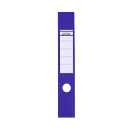 Durable Etiquetas de Lomo para Archivador Ordofix Autoadhesivas, Azul, 10 Unidades