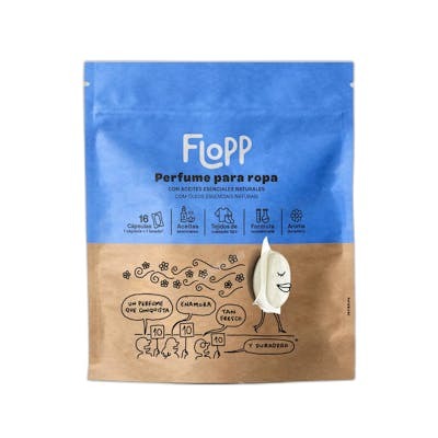 FLOPP Perfume para Ropa, Aroma Fresco y Duradero, Pack de 16 Cápsulas, para Lavadora FLOPP Perfume para Ropa, Aroma Fresco y Duradero, Pack de 16 Cápsulas, para Lavadora