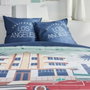 Today Juego de cama JAVA Estampado Los Ángeles Azul 240x220 cm
