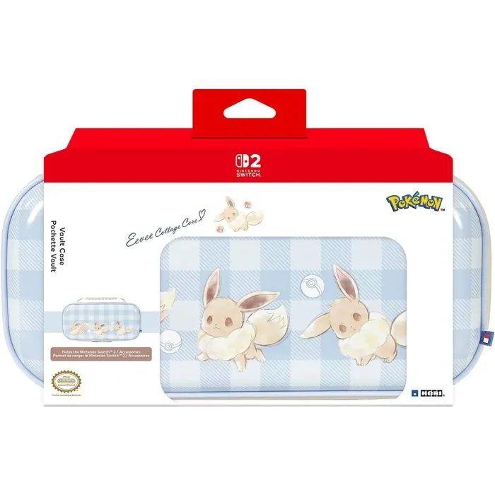 Hori Estuche Rígido Protector Nintendo Switch y Switch 2 - Diseño Cottage Core Eevee Pokémon - AACAZ65808